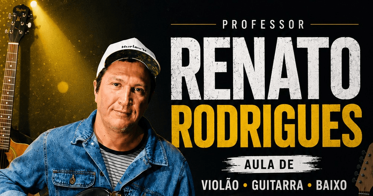 Professor Renato Rodrigues — Aulas de Violão, Guitarra e Baixo